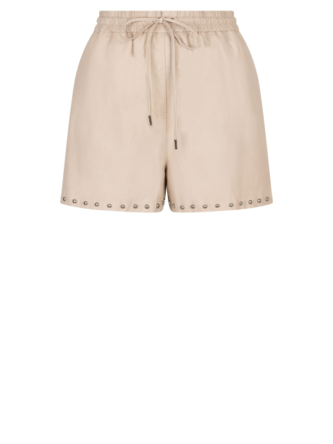 Ginger leren shorts