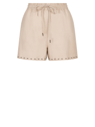 Ginger leren shorts